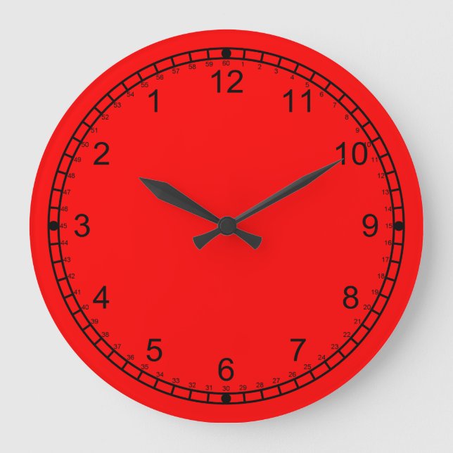 Grande Horloge Ronde Rouge (Recto)