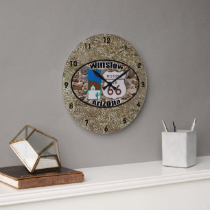 Grande Horloge Ronde Route historique 66 - Winslow, Arizona