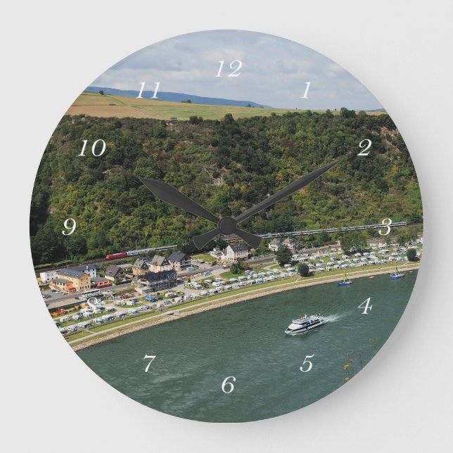 Grande Horloge Ronde Runde Wanduhr An der Loreley im Mittelrheintal (Recto)