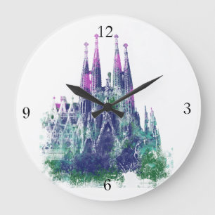 Grande Horloge Ronde Sagrada Familia Barcelone