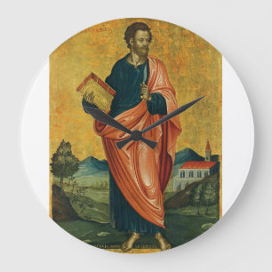 Grande Horloge Ronde Saint Bartholomée l'icône orthodoxe apôtre