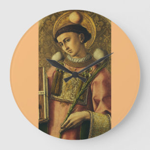 Grande Horloge Ronde Saint Étienne le Protomartyr Iconographie d'art fi