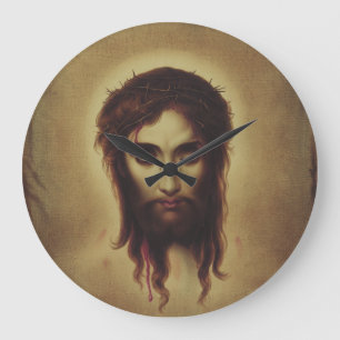 Grande Horloge Ronde Sainte Face de Jésus