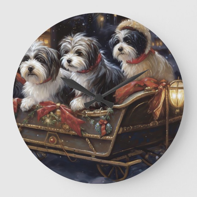 Grande Horloge Ronde Saison de Noël Havanais (Recto)