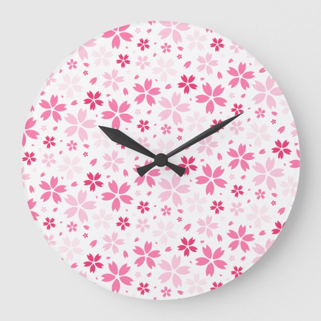Grande Horloge Ronde Sakura Motif (Recto)