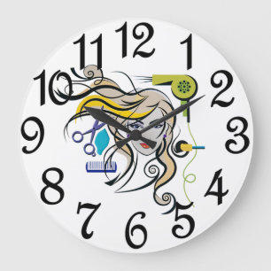 Grande Horloge Ronde Salon de beauté