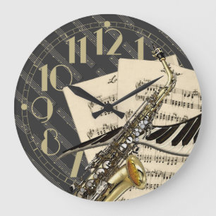 Grande Horloge Ronde Saxophone et piano music