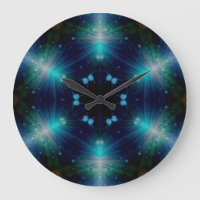 Sci-Fi Galaxy Blue Light abstract art 4