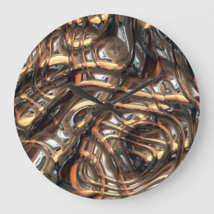 Grande Horloge Ronde Sci-Fi W4 Wall Clocks