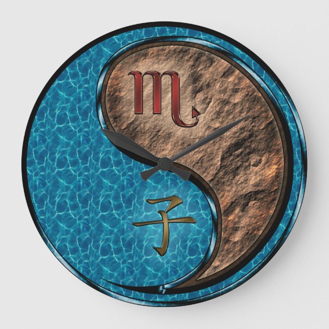 Grande Horloge Ronde Scorpion & Rat de terre (Recto)