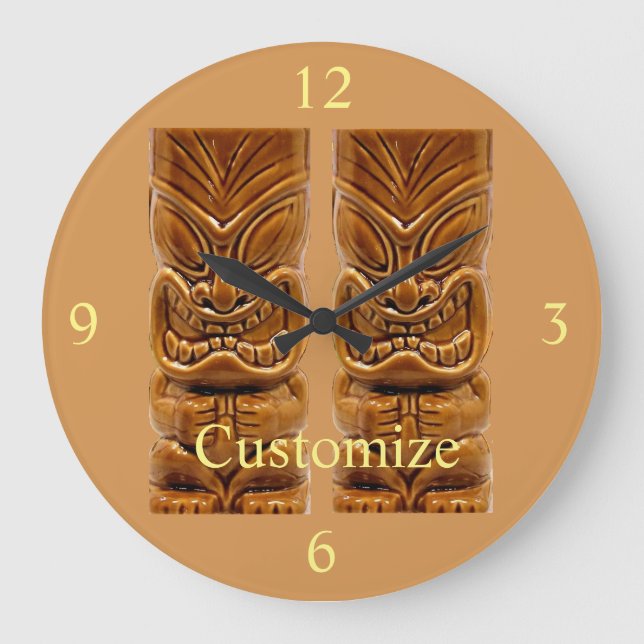 Grande Horloge Ronde Sculpture Gold Tiki Thunder_Cove (Recto)