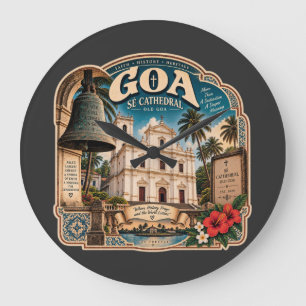 Grande Horloge Ronde Sé Cathédrale Goa – Vieux Goa Patrimoine