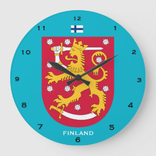Grande Horloge Ronde Seinäkello fait sur commande de Suomi d'horloge