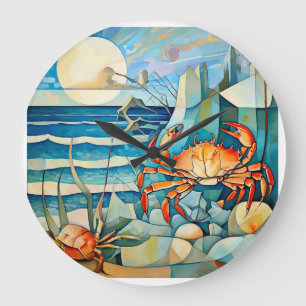Grande Horloge Ronde Serenade de crabe