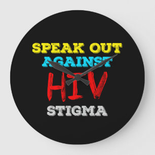 Grande Horloge Ronde S'exprimer contre la stigmatisation du VIH - Sensi