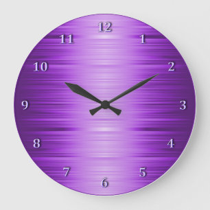 Grande Horloge Ronde Shaded Purple Violet