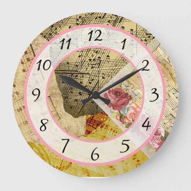 Grande Horloge Ronde Sheet Music, Notes musicales Kitchen (Recto)