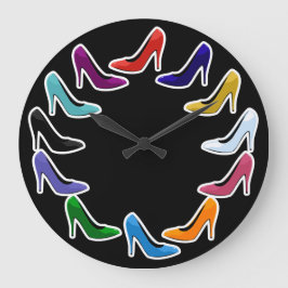 Grande Horloge Ronde Shoes de Colorful