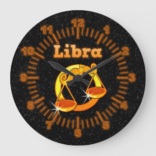 Grande Horloge Ronde Signe zodiaque Libra
