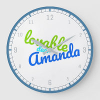 Signification de l'horloge murale nommée d'Amanda