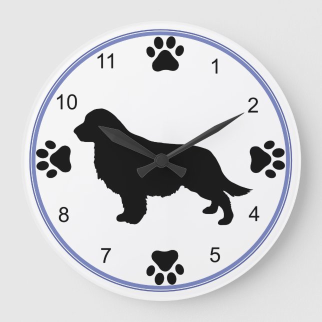 Grande Horloge Ronde Silhouette de Golden (Recto)