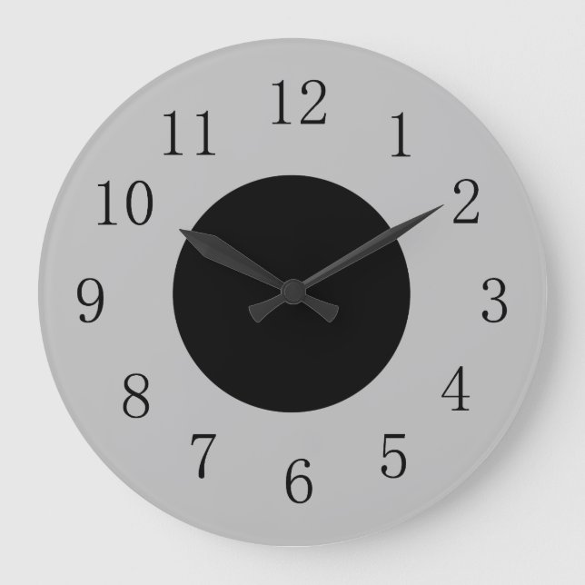 Grande Horloge Ronde Silver and Black Lowpriced (Recto)