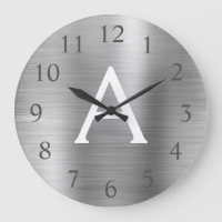 Silver Metallic Monogram