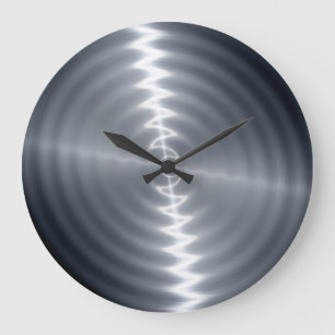 Grande Horloge Ronde Silver Stainless