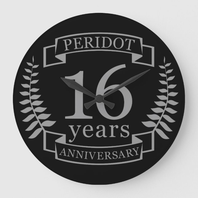 Grande Horloge Ronde Silver Traditional wedding anniversary 16 ans (Recto)