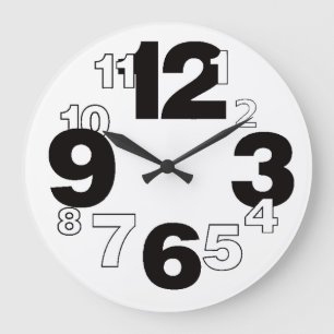 Grande Horloge Ronde Simple art