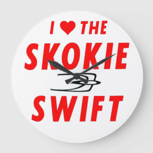 Grande Horloge Ronde Skokie Swift, Ligne Jaune, CTA Transit rapide