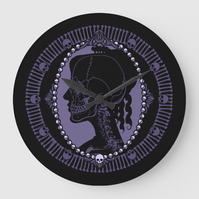 Grande Horloge Ronde Skull Cameo (Recto)