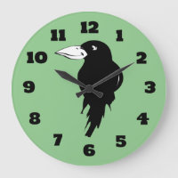Smiling Black Raven Silhouette