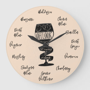 Grande Horloge Ronde Son Wine O'clock