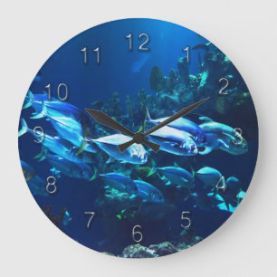 Grande Horloge Ronde Sous-marin 8 mailles et options numériques