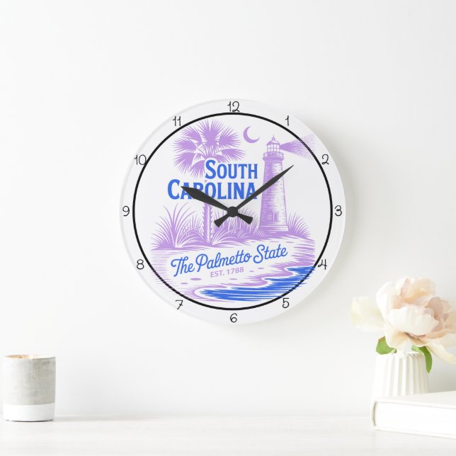 Grande Horloge Ronde South Carolina Palmetto State Lighthouse (Maison)