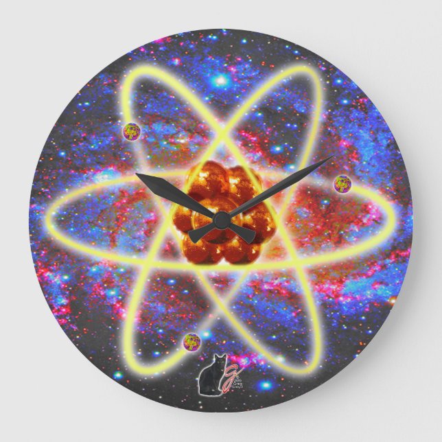 Grande Horloge Ronde Spacey Atomic (Recto)