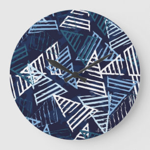 Grande Horloge Ronde Sporty Fun : Fond d'écran Creative Seamless.
