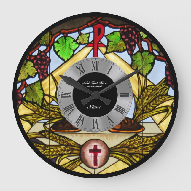 Grande Horloge Ronde Stained Glass (Recto)