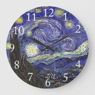 Grande Horloge Ronde Starry Night, Vincent Van Gogh.