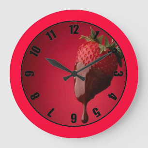 Grande Horloge Ronde Strawberry and Chocolate Clock