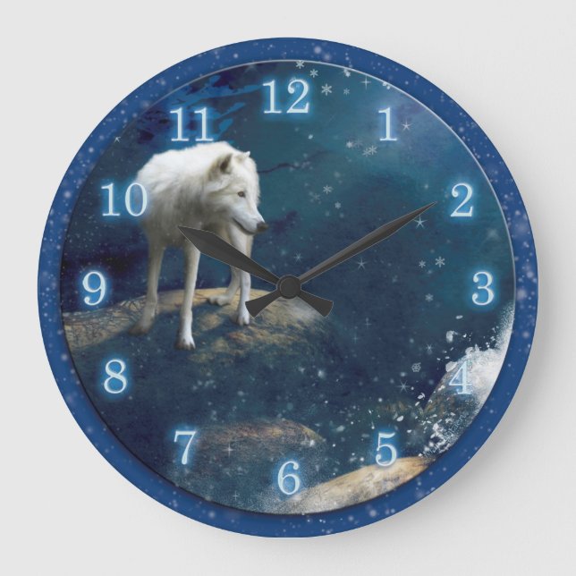 GRANDE HORLOGE RONDE STRIDER LOUP ARCTIC (Recto)