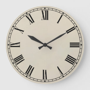 Grande Horloge Ronde Style 01 de dispositif trembleur - Antiqued