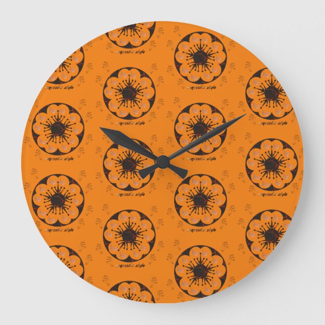 Grande Horloge Ronde style exquis (Recto)