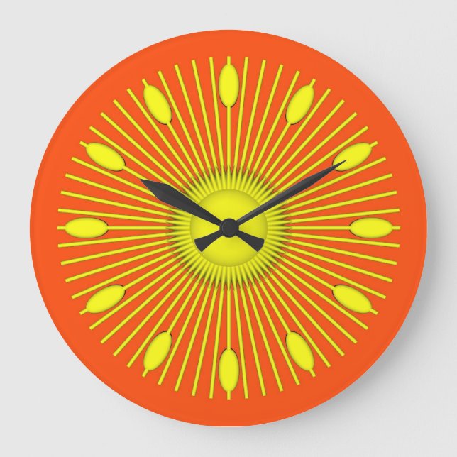 Grande Horloge Ronde Sunburst (Recto)