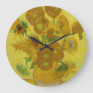 Grande Horloge Ronde Sunflowers - Vincent van Gogh