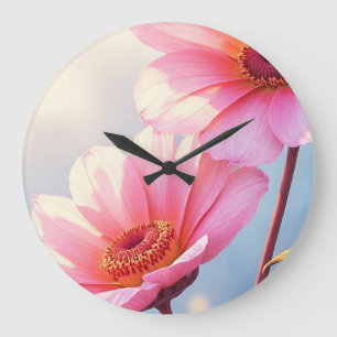 Grande Horloge Ronde Sunkissed Saumon