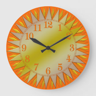 Grande Horloge Ronde Sunrise Wall Clock