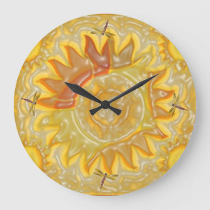 Grande Horloge Ronde Sunshine and Dragonflies