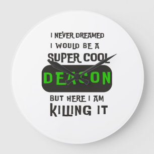 Grande Horloge Ronde Super Cool Deacon
